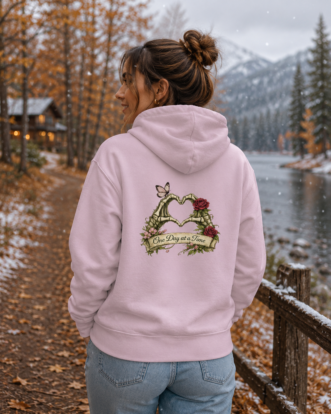 One Day At A Time Sobriety Hoodie