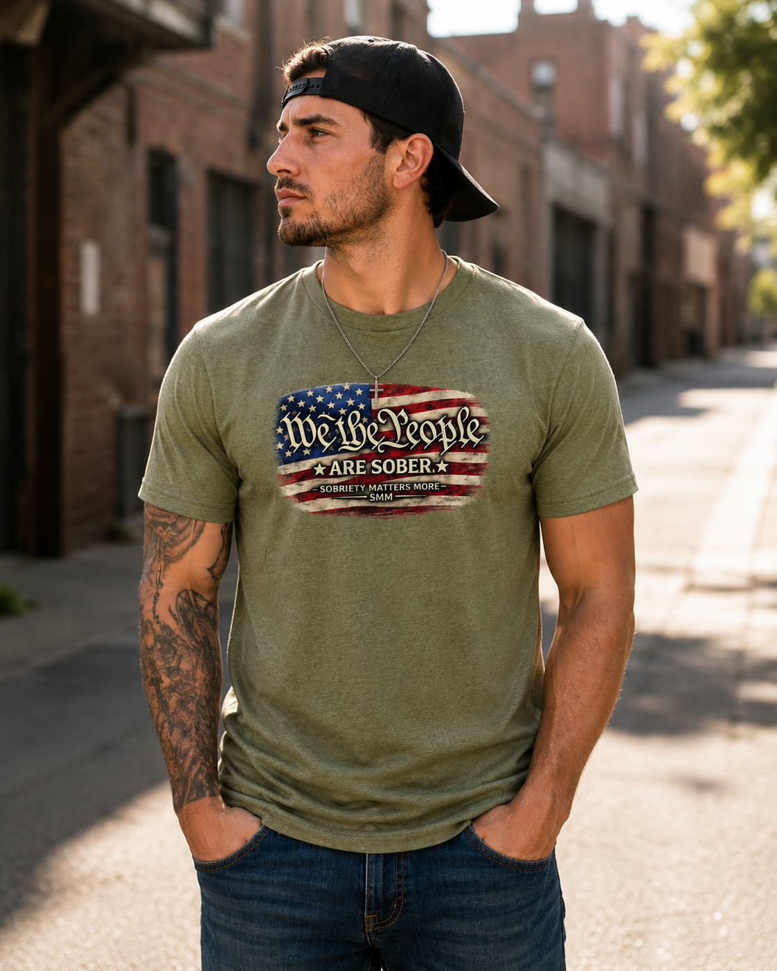 We The People Are Sober / Sobriety T-Shirt