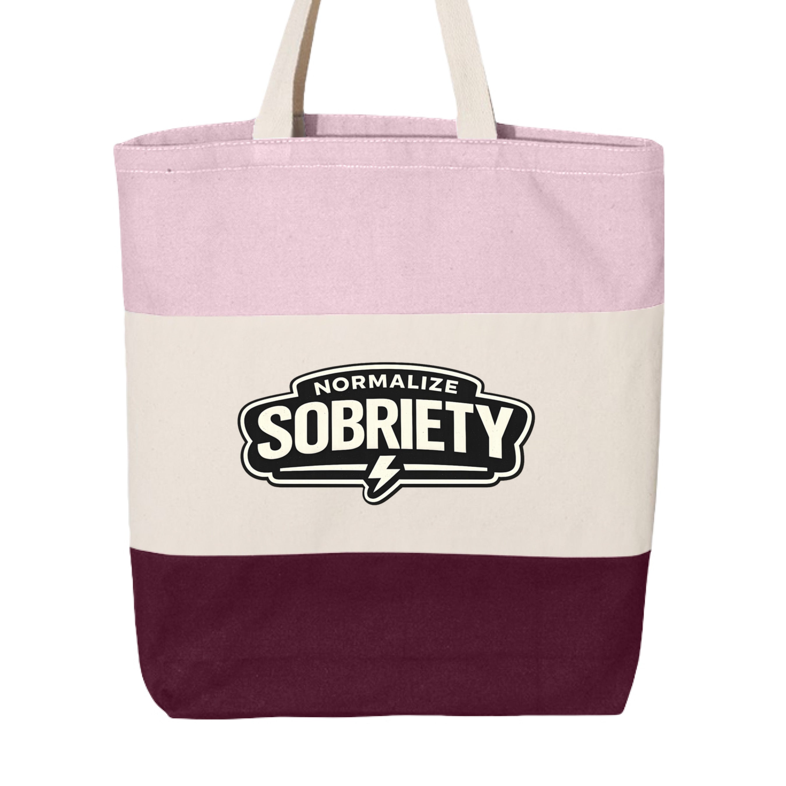 Maroon/ Natural/ Light Pink - FRONT