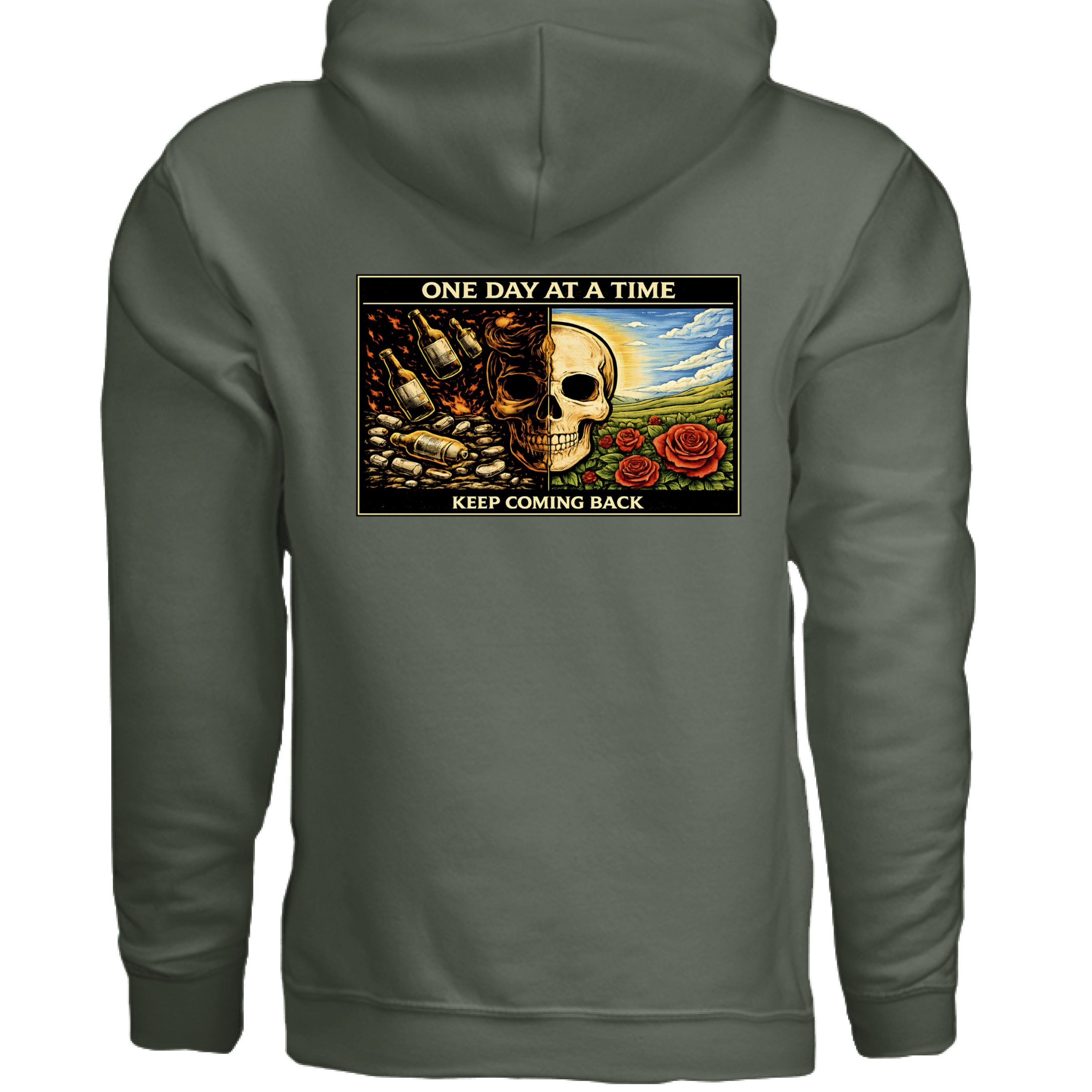 MILITARY GREEN - BACK