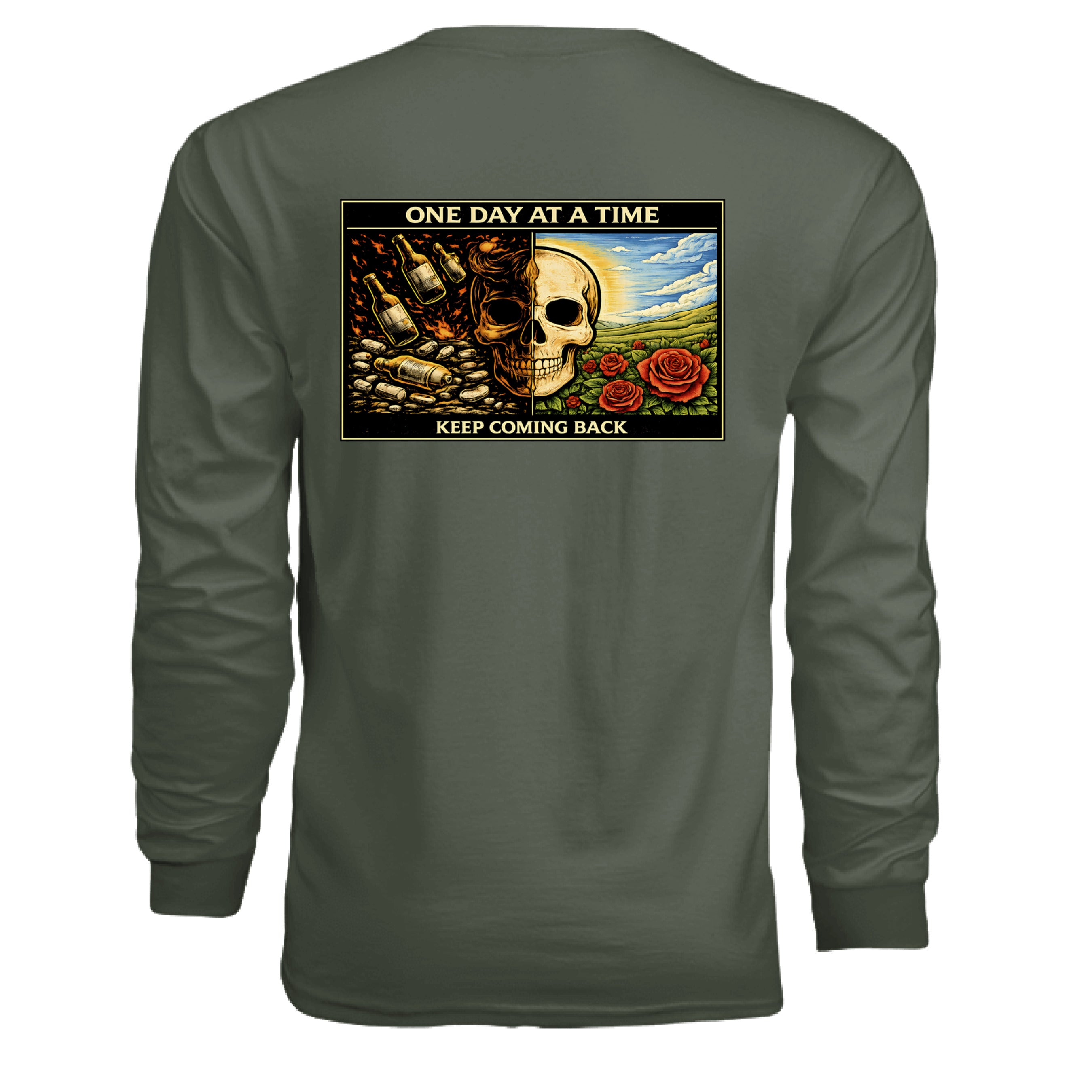MILITARY GREEN - BACK