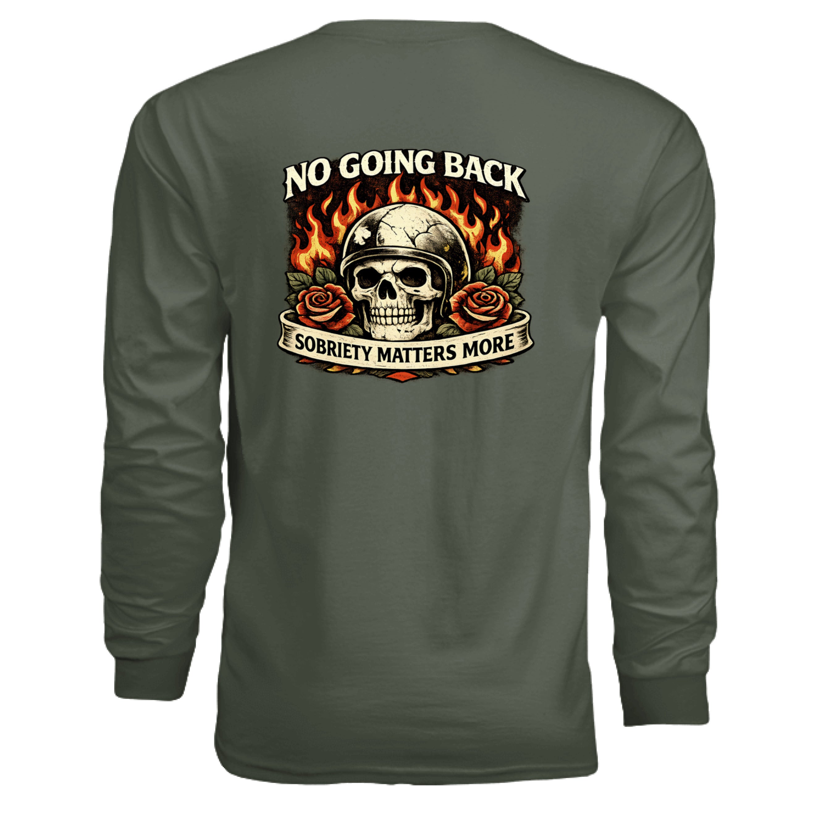 MILITARY GREEN - BACK