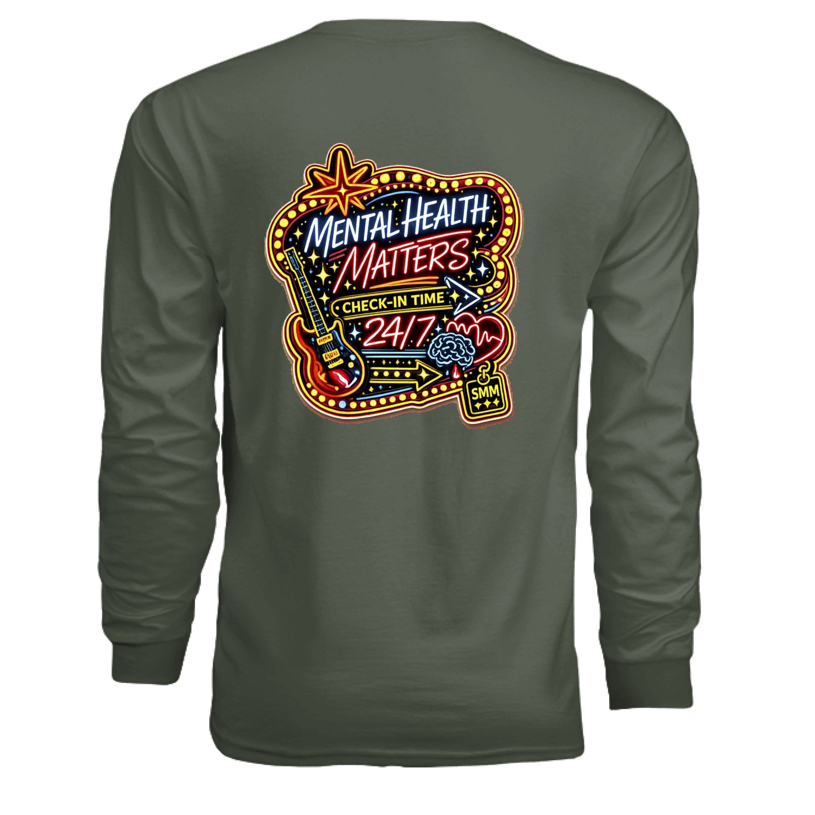 MILITARY GREEN - BACK
