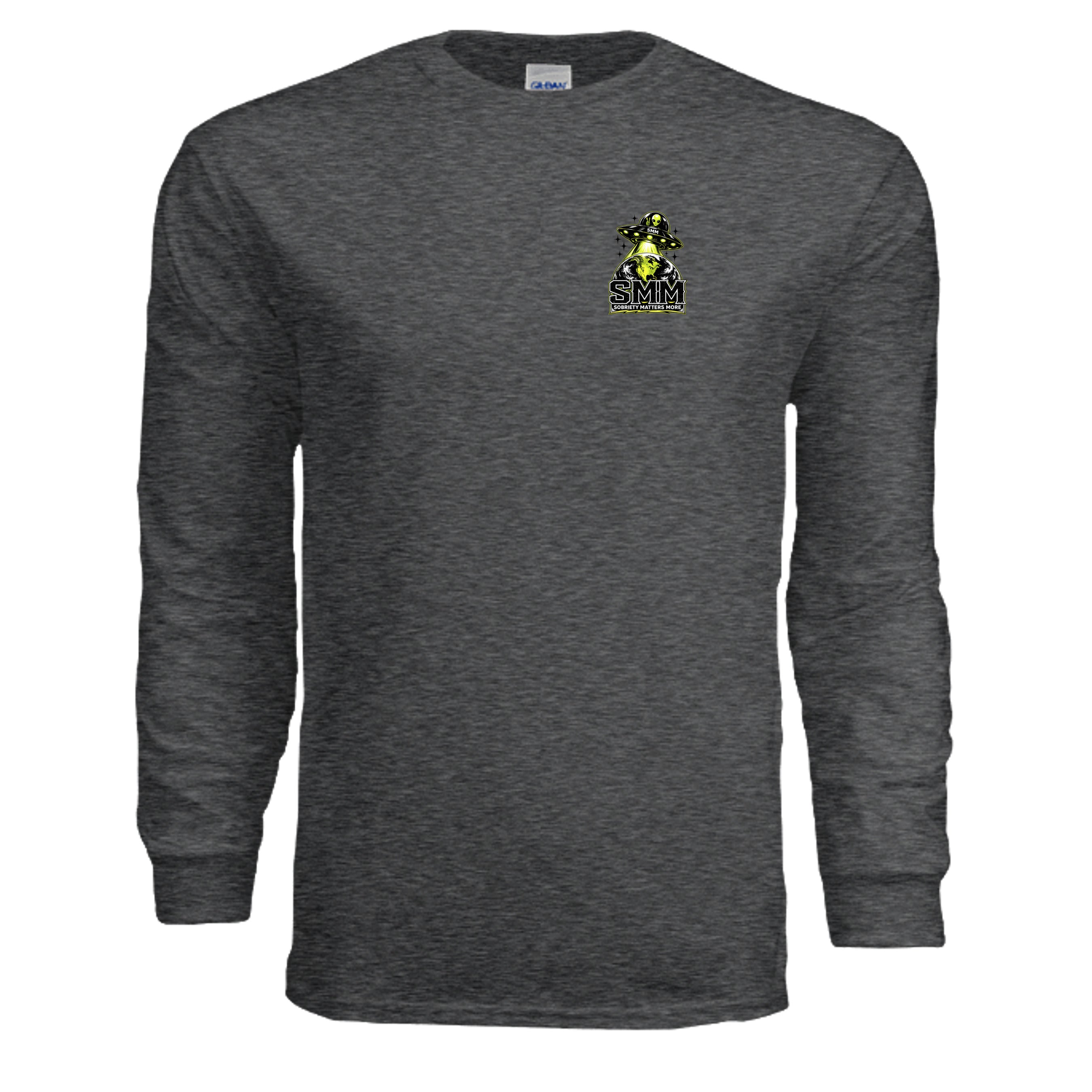 DARK HEATHER - G240 - FRONT