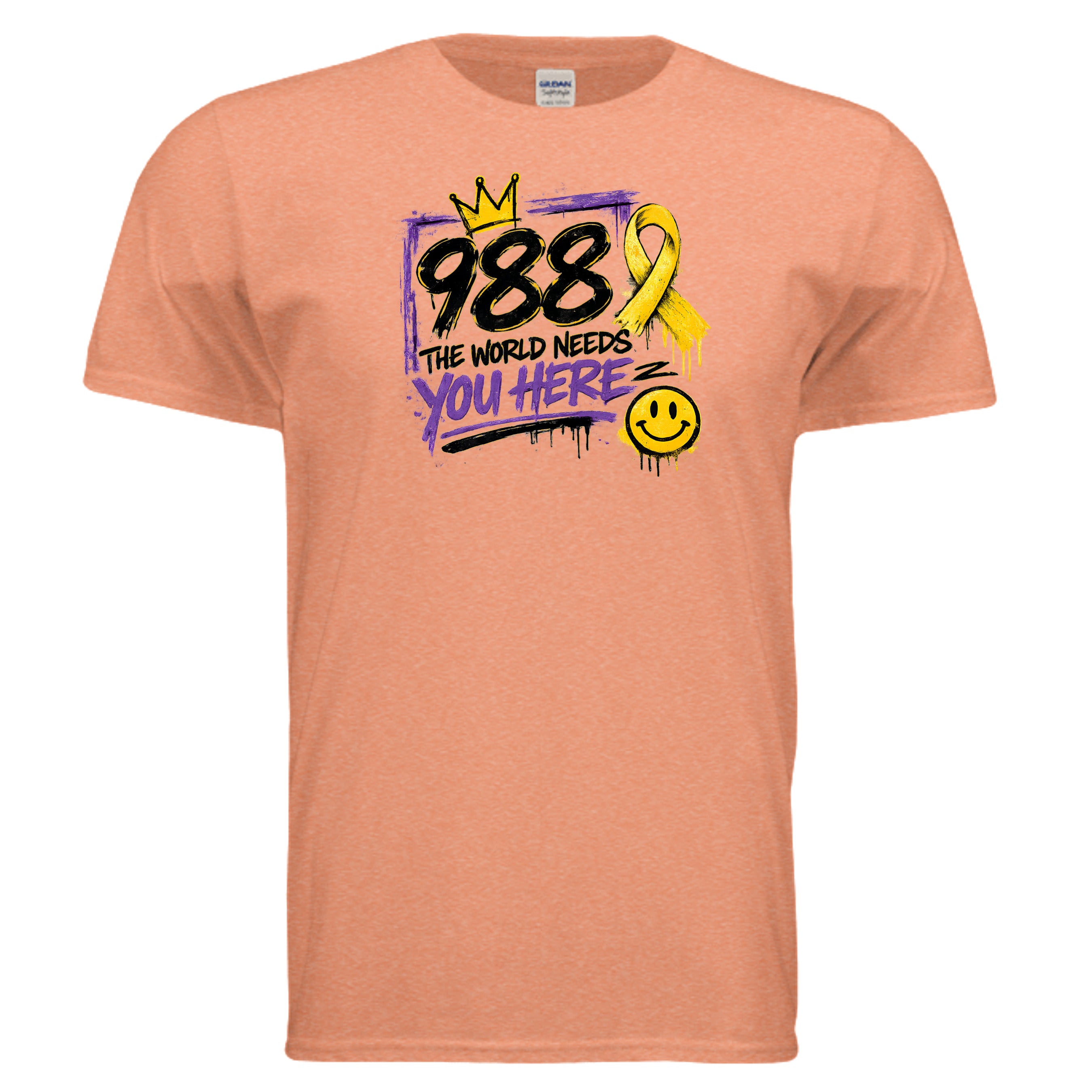 HEATHER ORANGE - G640 - FRONT