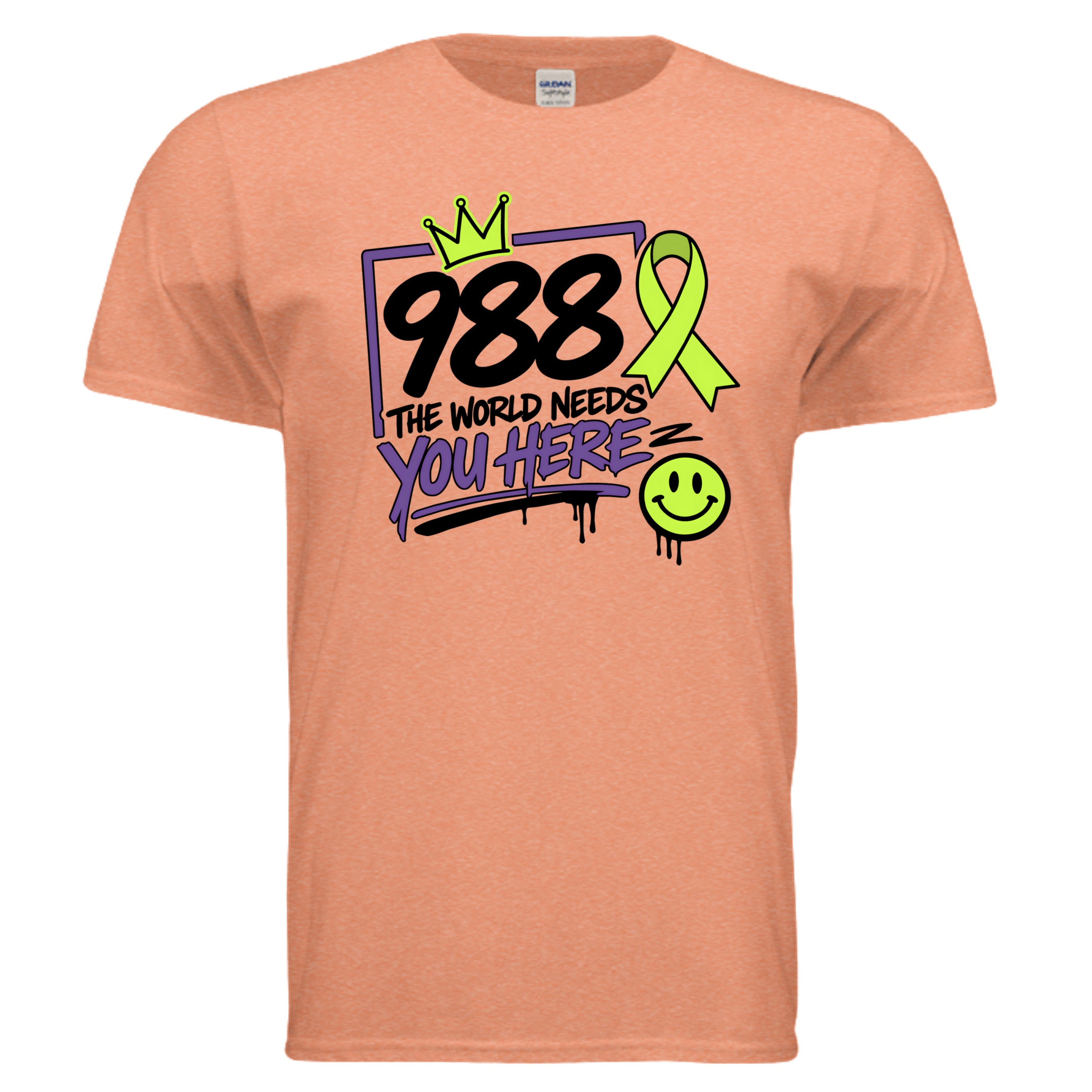 HEATHER ORANGE - G640 - FRONT